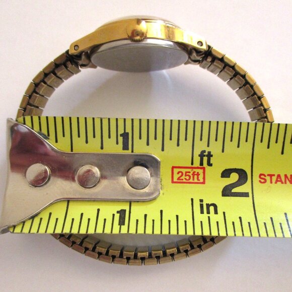 Timex Quartz Women's Watch, Water Resistant, Goldtone Stretch Band, Stainless - Picture 8 of 8